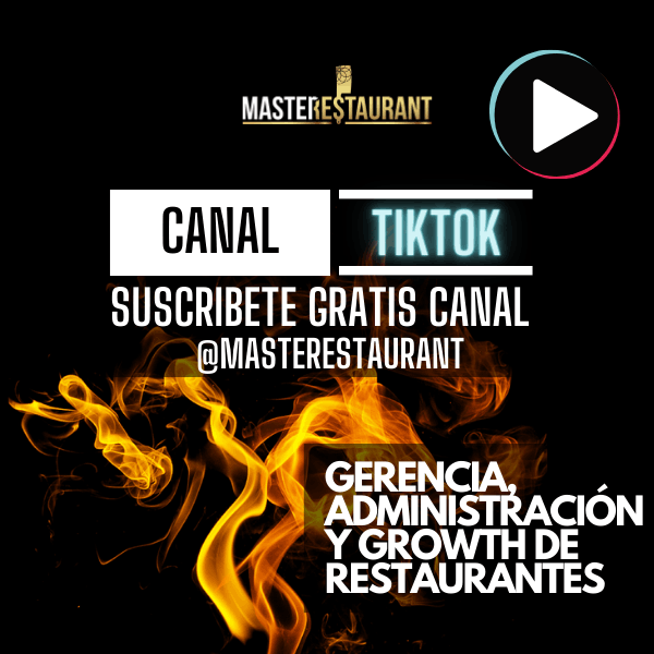 Canal TikTok Masterestaurant (master restaurant) restaurantes