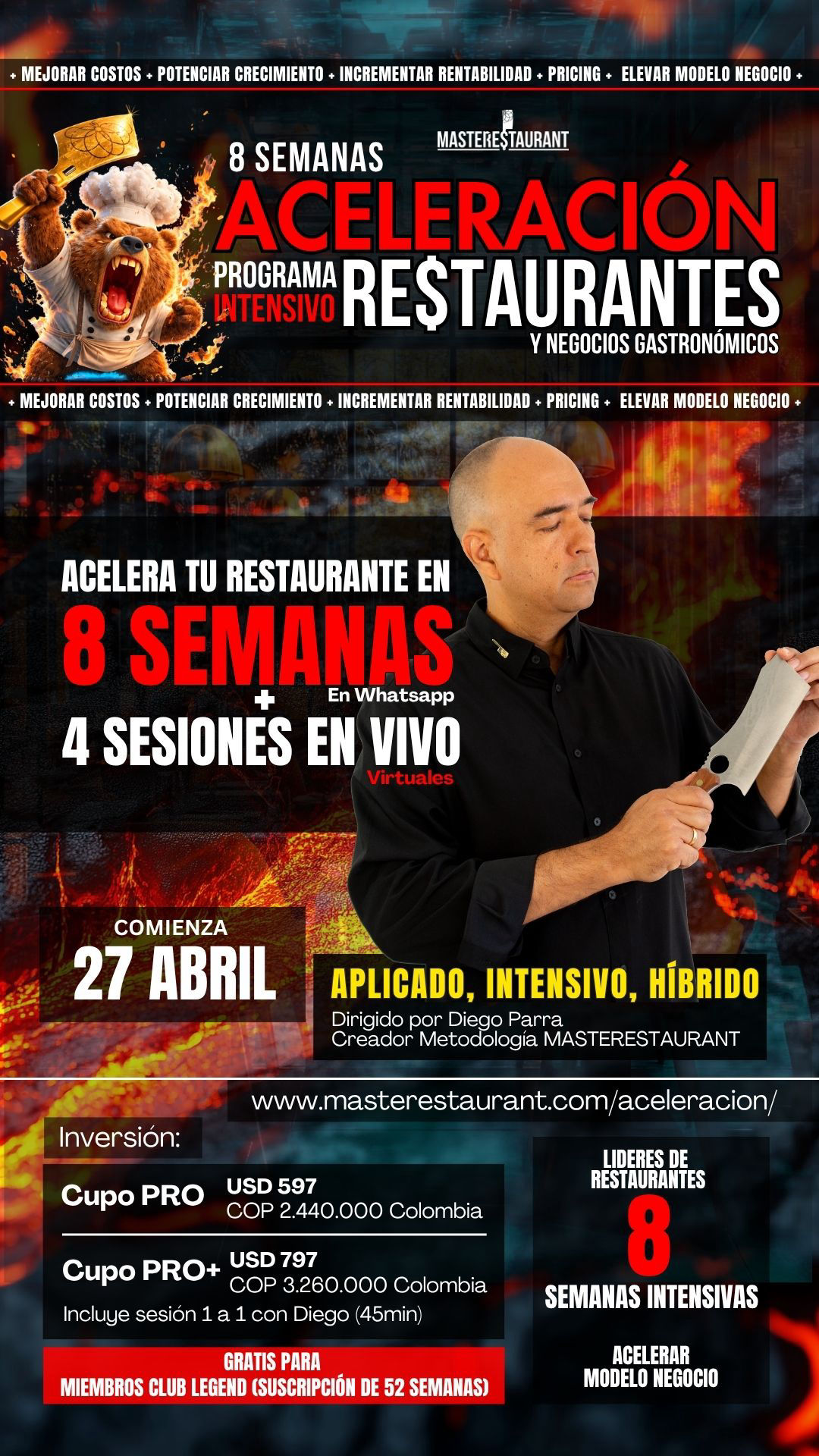 Programa curso de aceleración de restaurantes rentables 