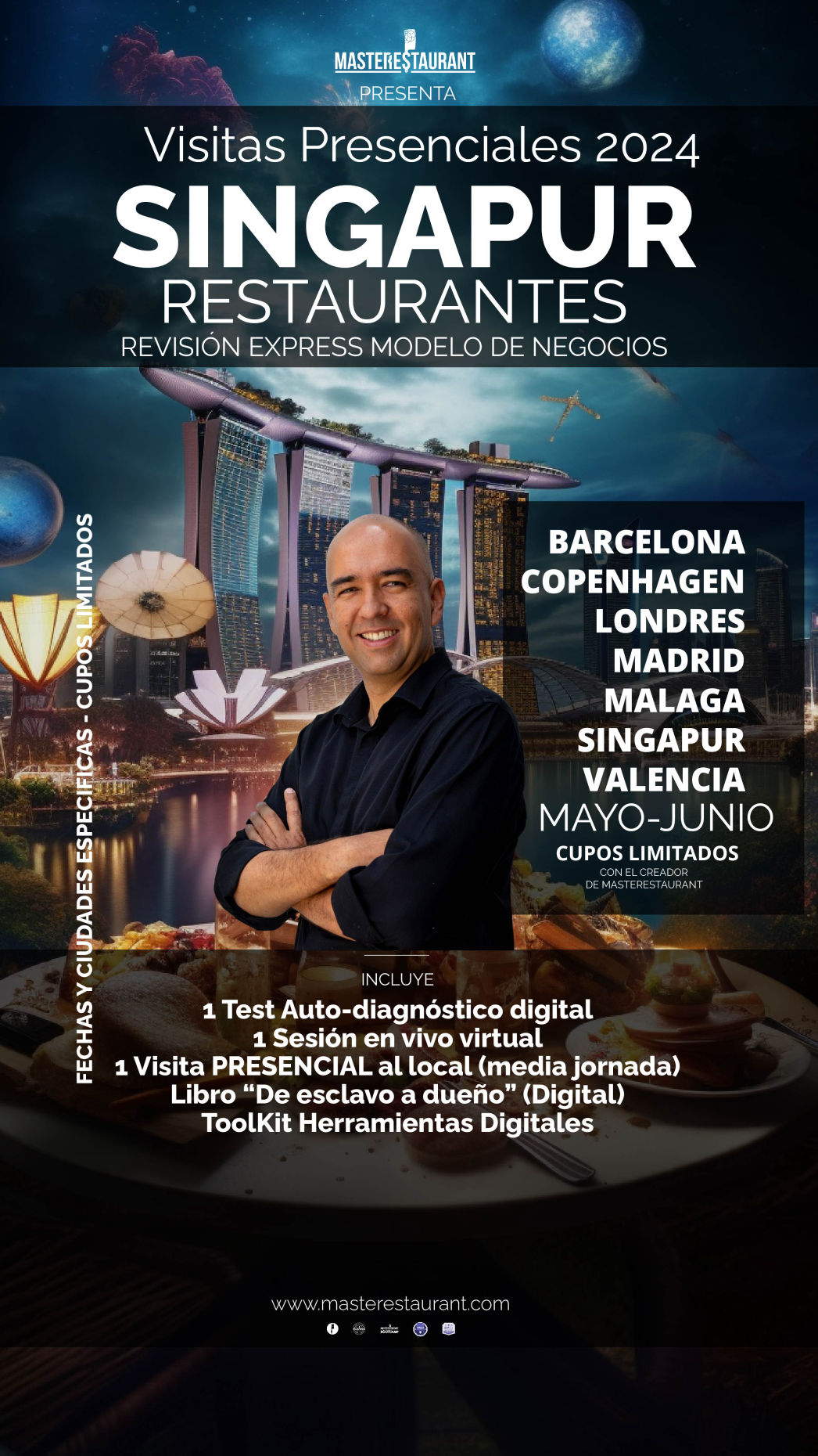 Visitas Presenciales SINGAPUR y ciudades cercanas - MASTERESTAURANT