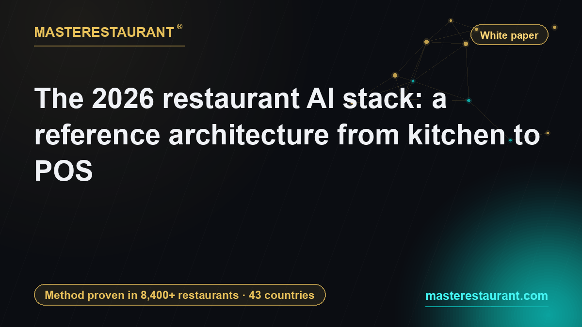 The 2026 restaurant AI stack: a reference architecture from kitchen to POS — Masterestaurant