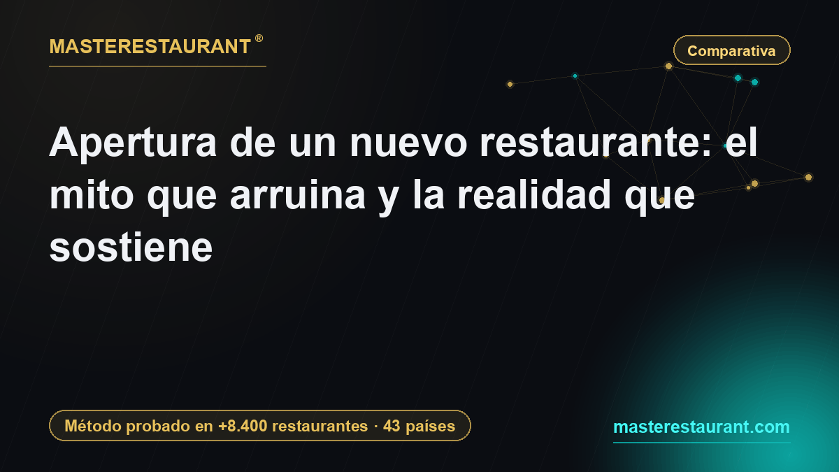Opening a New Restaurant: The Myth That Ruins and the Reality That Holds — Masterestaurant