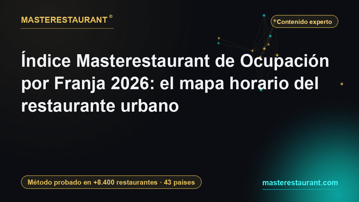 Análisis Masterestaurant de Ocupación por Franja 2026: el mapa horario del restaurante urbano — Masterestaurant