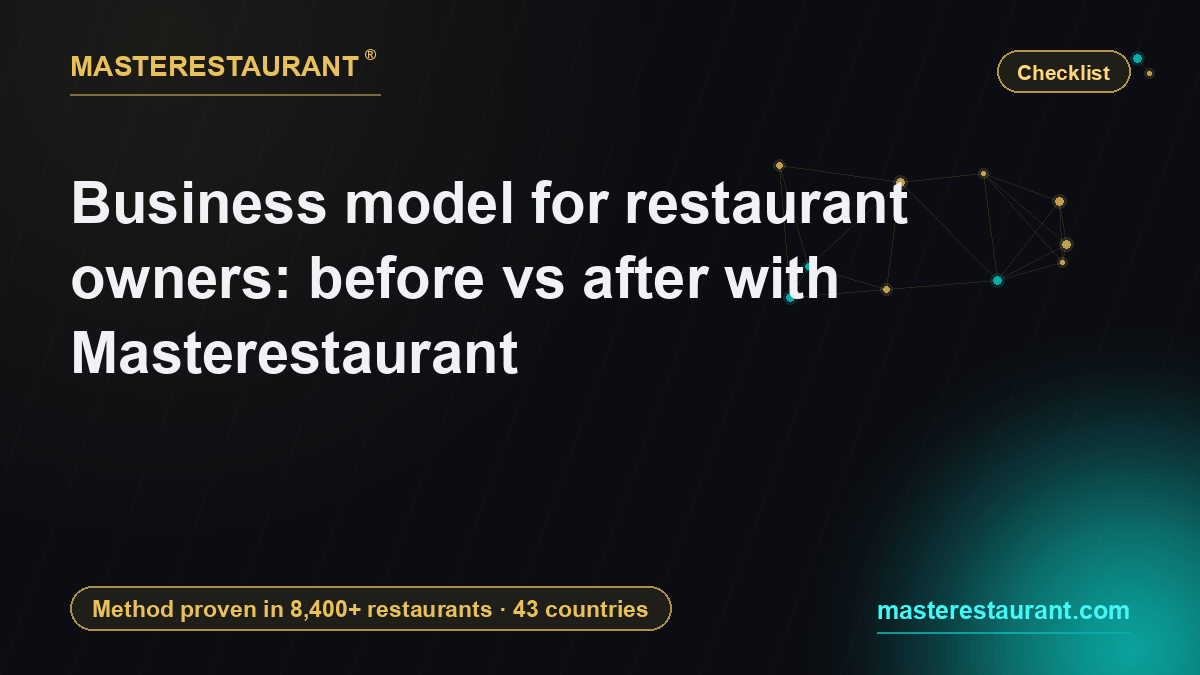 Business model for restaurant owners: before vs after with Masterestaurant — Masterestaurant