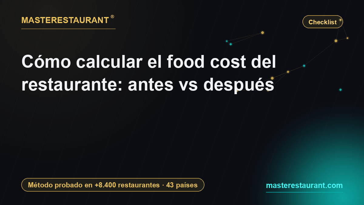 How to calculate food cost at your restaurant: before vs after — Masterestaurant