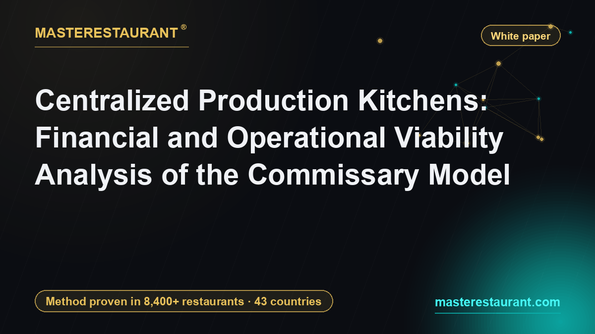 Centralized Production Kitchens: Financial and Operational Viability Analysis of the Commissary Model — Masterestaurant