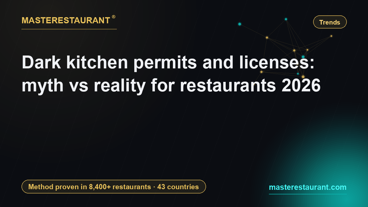 Dark kitchen permits and licenses: myth vs reality for restaurants 2026 — Masterestaurant
