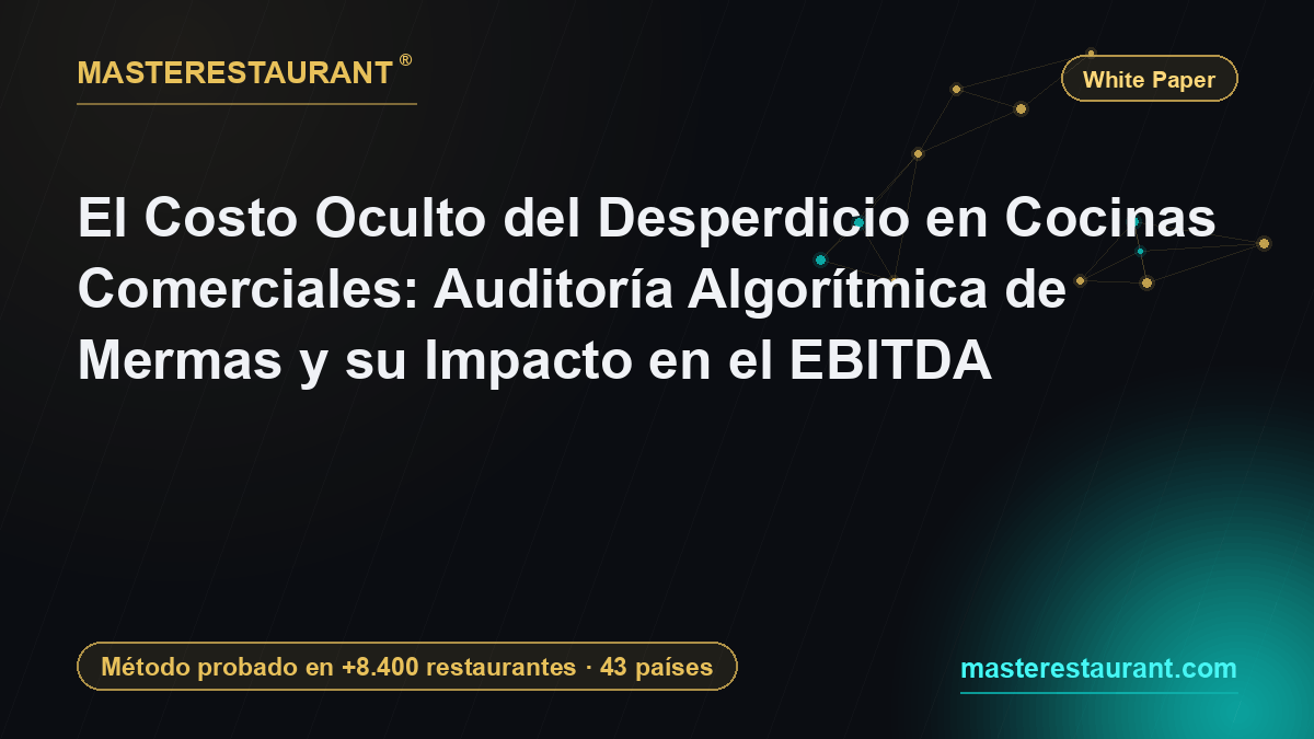 El Costo Oculto del Desperdicio en Cocinas Comerciales: Auditoría Algorítmica de Mermas y su Impacto en el EBITDA — Masterestaurant