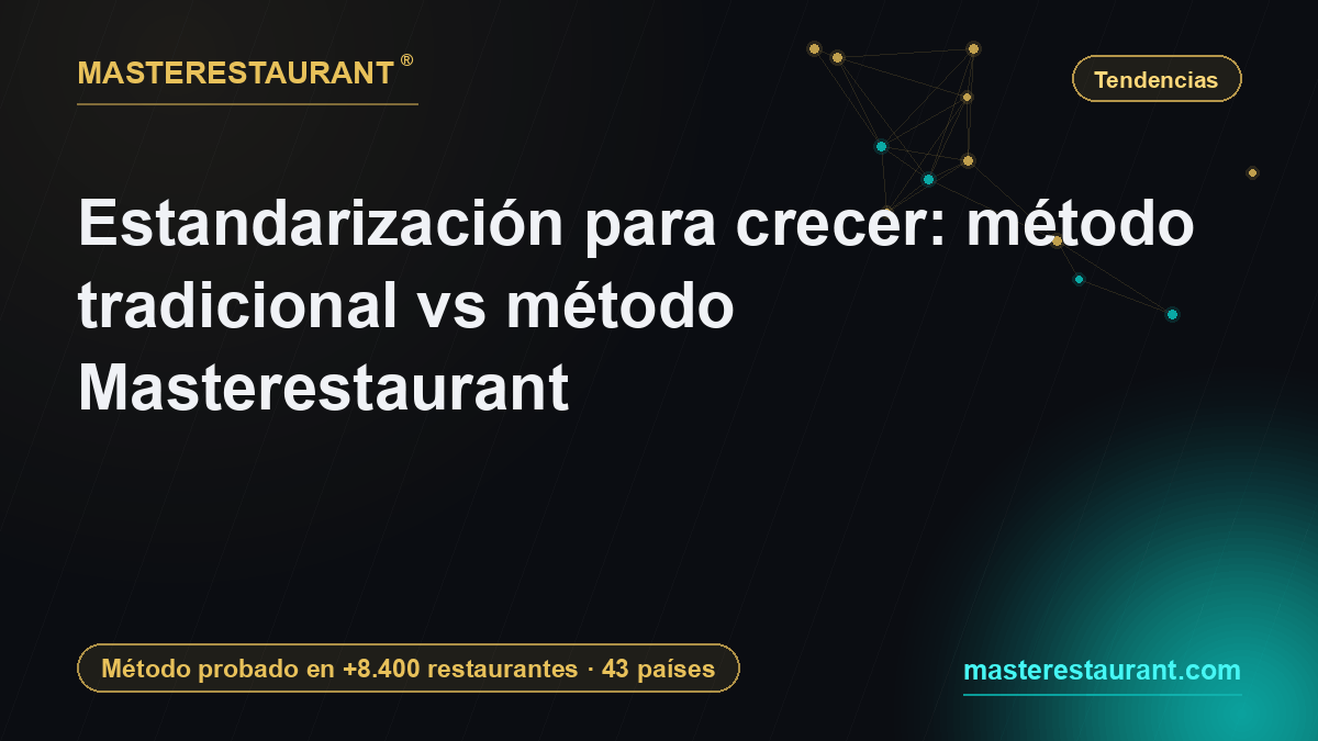 Standardization to Grow: Traditional Method vs the Masterestaurant Method — Masterestaurant
