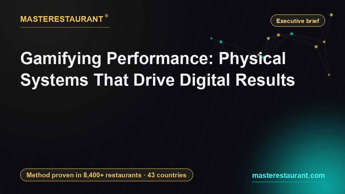 Gamifying Performance: Physical Systems That Drive Digital Results — Masterestaurant