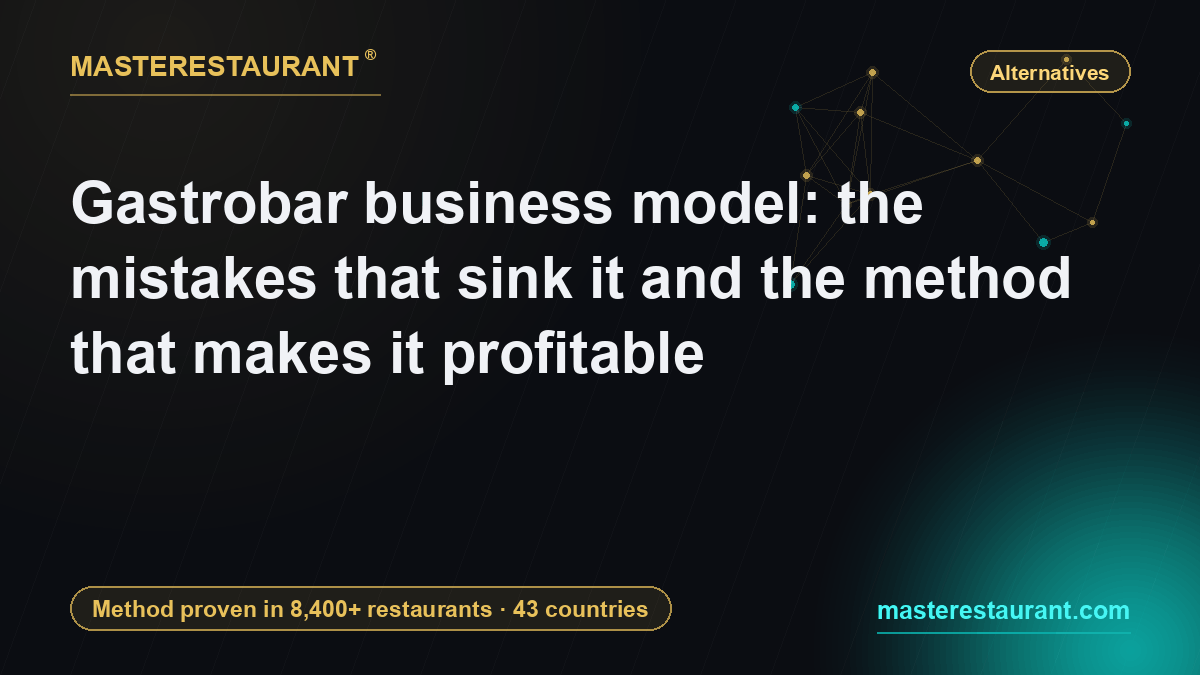 Gastrobar business model: the mistakes that sink it and the method that makes it profitable — Masterestaurant