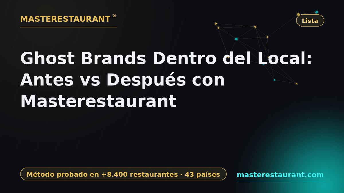 Ghost Brands Dentro del Local: Antes vs Después con Masterestaurant — Masterestaurant