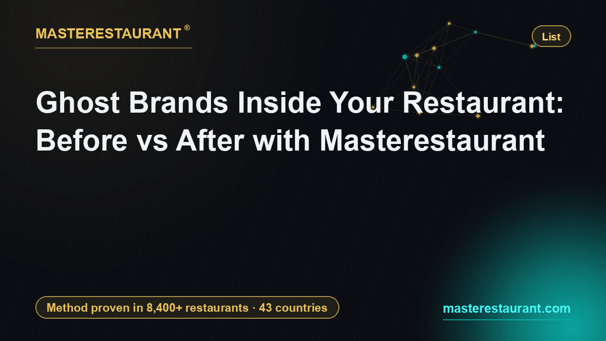 Ghost Brands Inside Your Restaurant: Before vs After with Masterestaurant — Masterestaurant