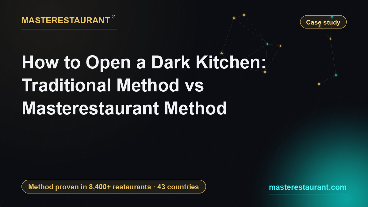 How to Open a Dark Kitchen: Traditional Method vs Masterestaurant Method — Masterestaurant