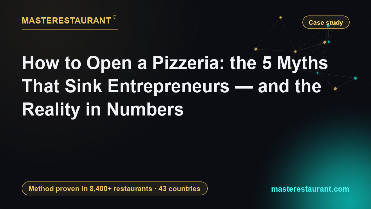 How to Open a Pizzeria: the 5 Myths That Sink Entrepreneurs — and the Reality in Numbers — Masterestaurant