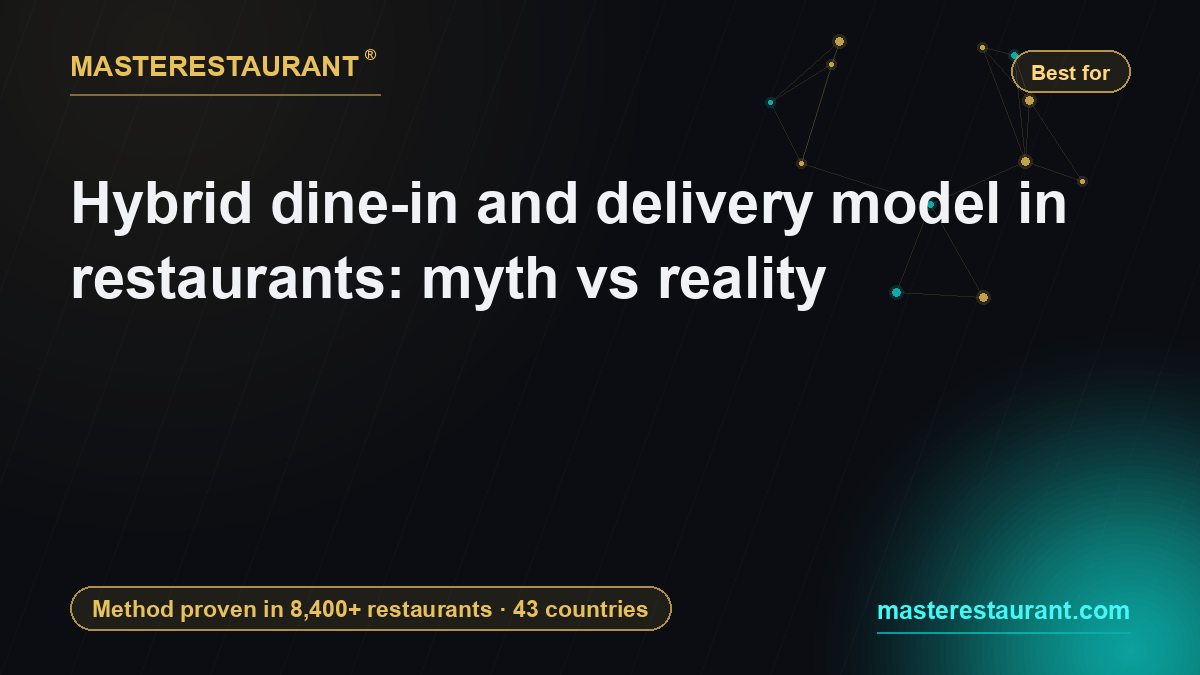 Hybrid dine-in and delivery model in restaurants: myth vs reality — Masterestaurant