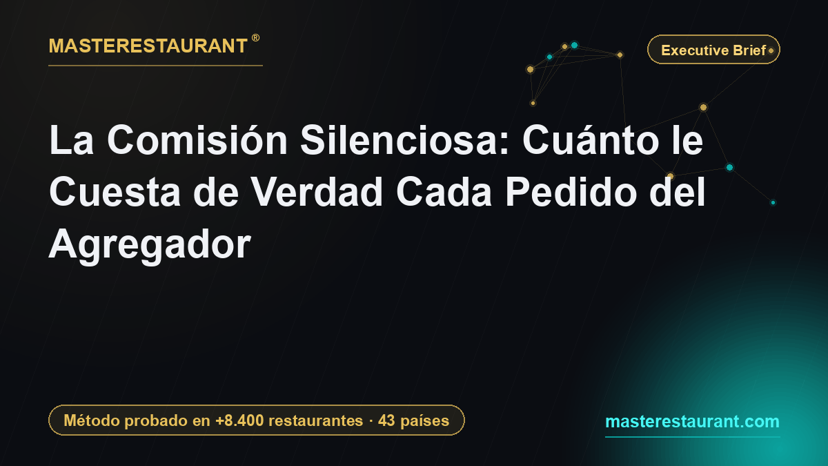 La Comisión Silenciosa: Cuánto le Cuesta de Verdad Cada Pedido del Agregador — Masterestaurant
