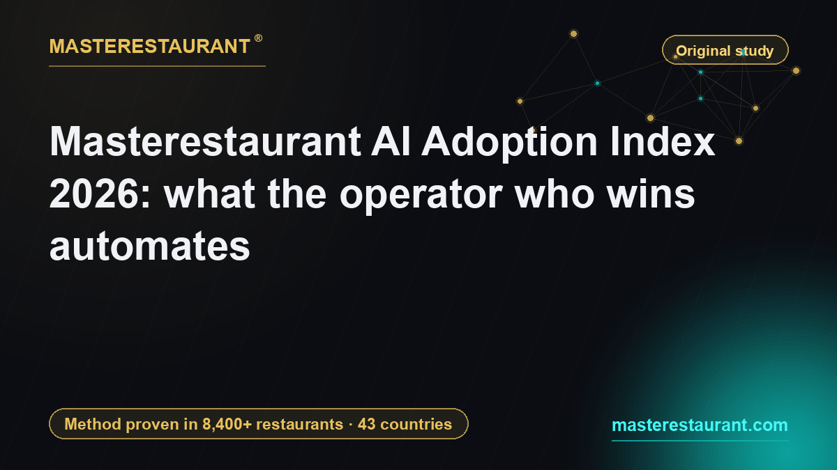 Masterestaurant AI Adoption Index 2026: what the operator who wins automates — Masterestaurant
