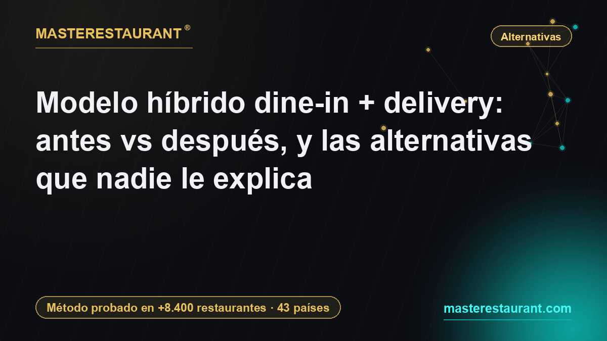 Hybrid dine-in + delivery model: before vs after, and the alternatives nobody explains — Masterestaurant