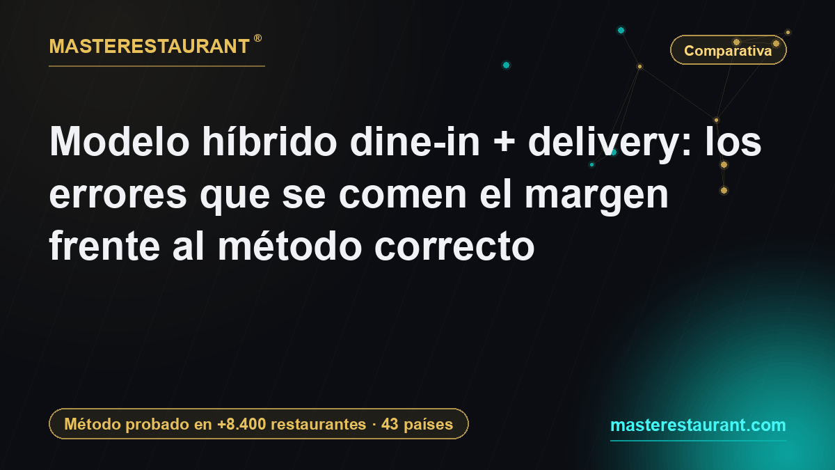 Hybrid dine-in + delivery model: the mistakes that eat your margin versus the right method — Masterestaurant