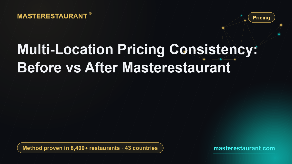 Multi-Location Pricing Consistency: Before vs After Masterestaurant — Masterestaurant