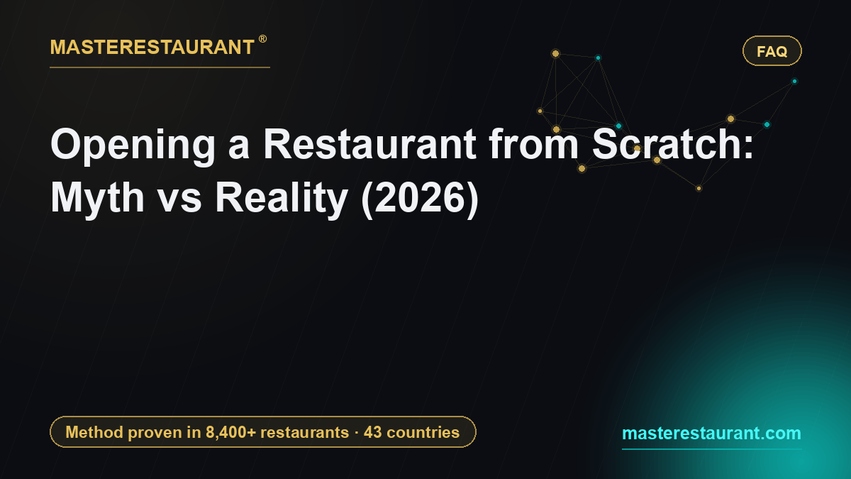 Opening a Restaurant from Scratch: Myth vs Reality (2026) — Masterestaurant