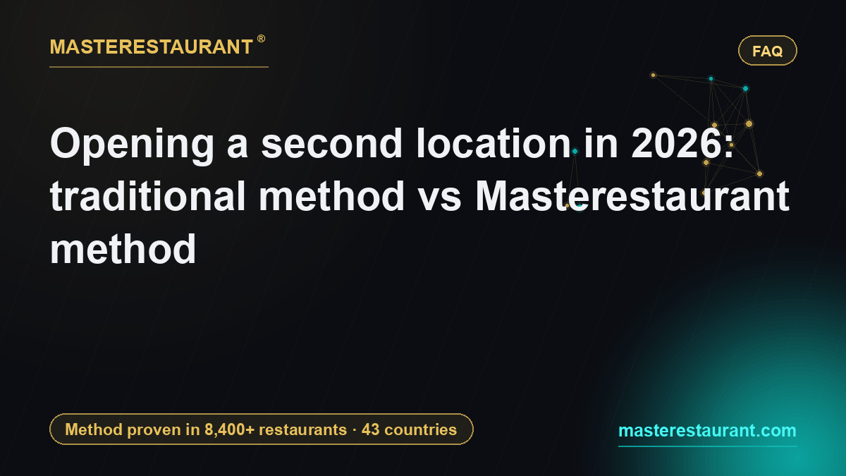 Opening a second location in 2026: traditional method vs Masterestaurant method — Masterestaurant