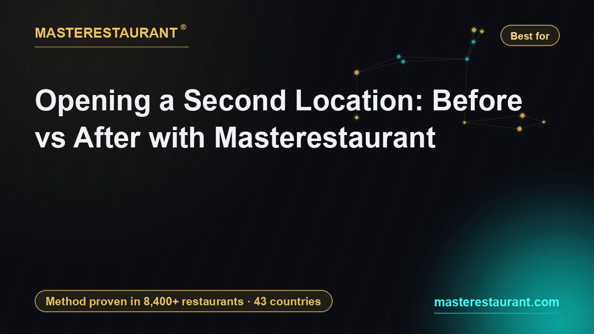 Opening a second location: before vs after with Masterestaurant — Masterestaurant
