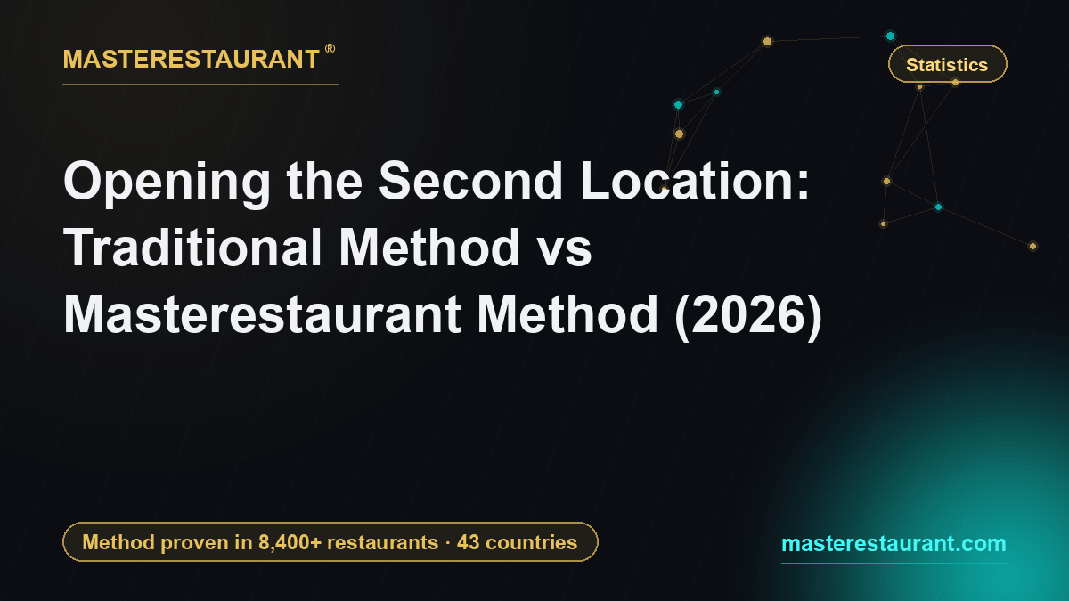 Opening the second location: traditional method vs Masterestaurant method — Masterestaurant