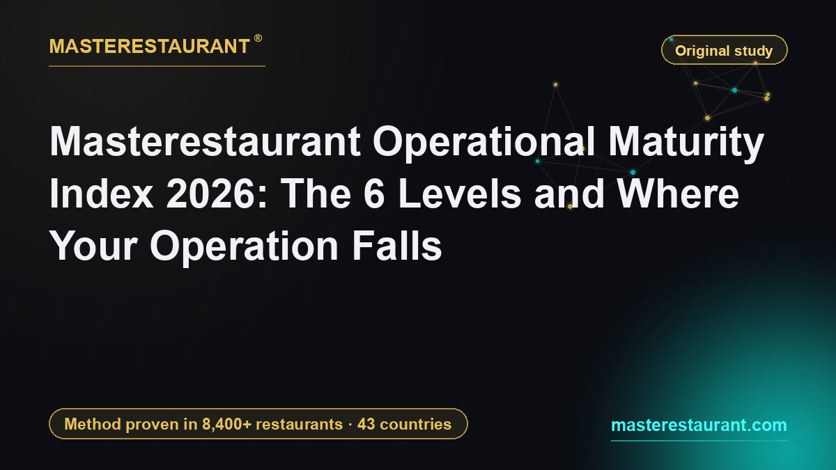 Masterestaurant Operational Maturity Index 2026: The 6 Levels and Where Your Operation Falls — Masterestaurant