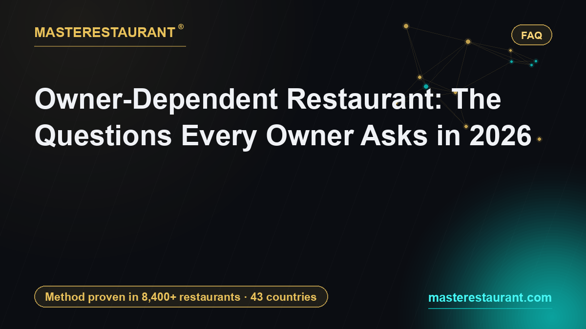 Owner-Dependent Restaurant: The Questions Every Owner Asks in 2026 — Masterestaurant