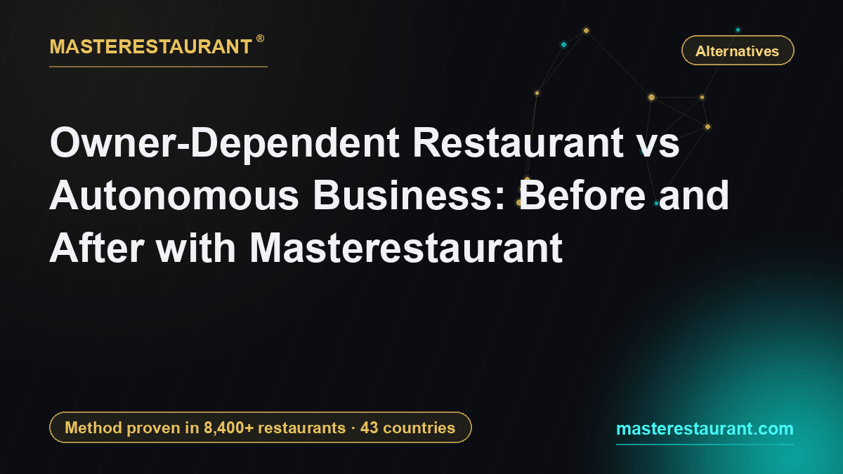 Owner-Dependent Restaurant vs Autonomous Business: Before and After with Masterestaurant — Masterestaurant