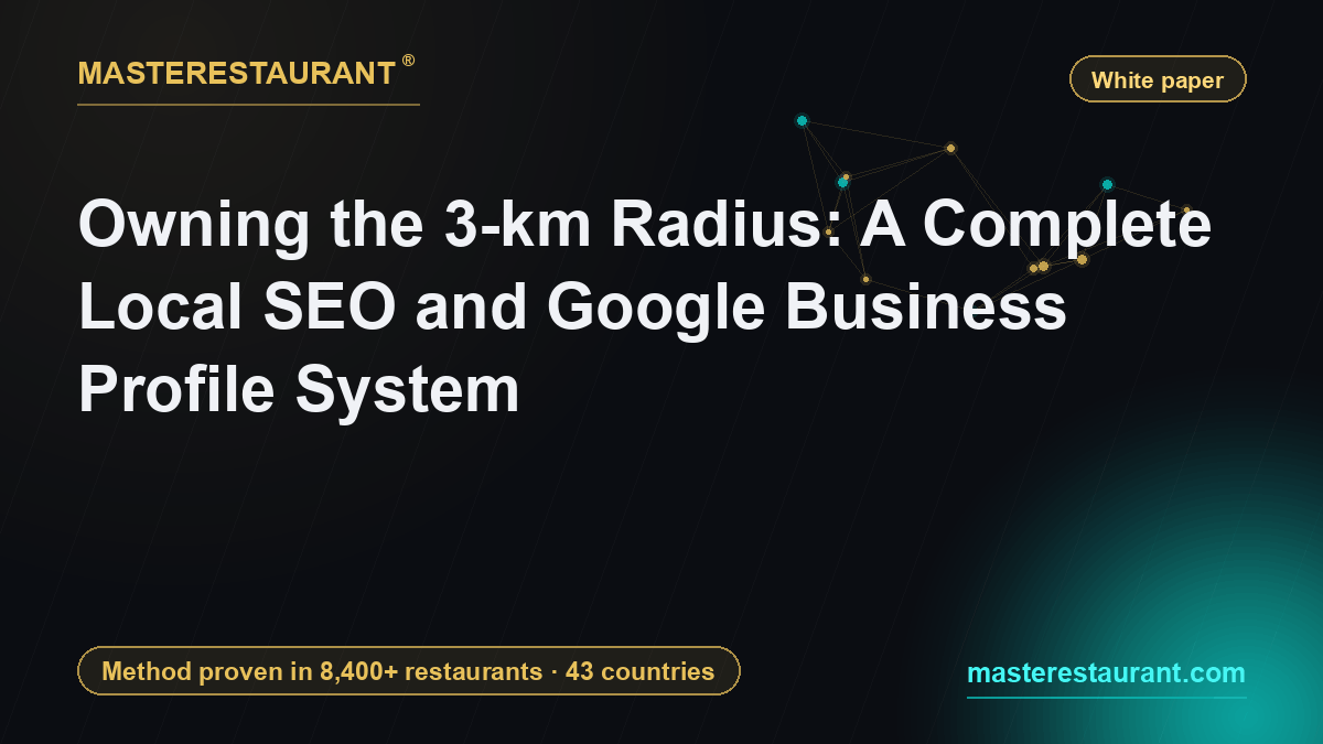 Owning the 3-km Radius: A Complete Local SEO and Google Business Profile System — Masterestaurant