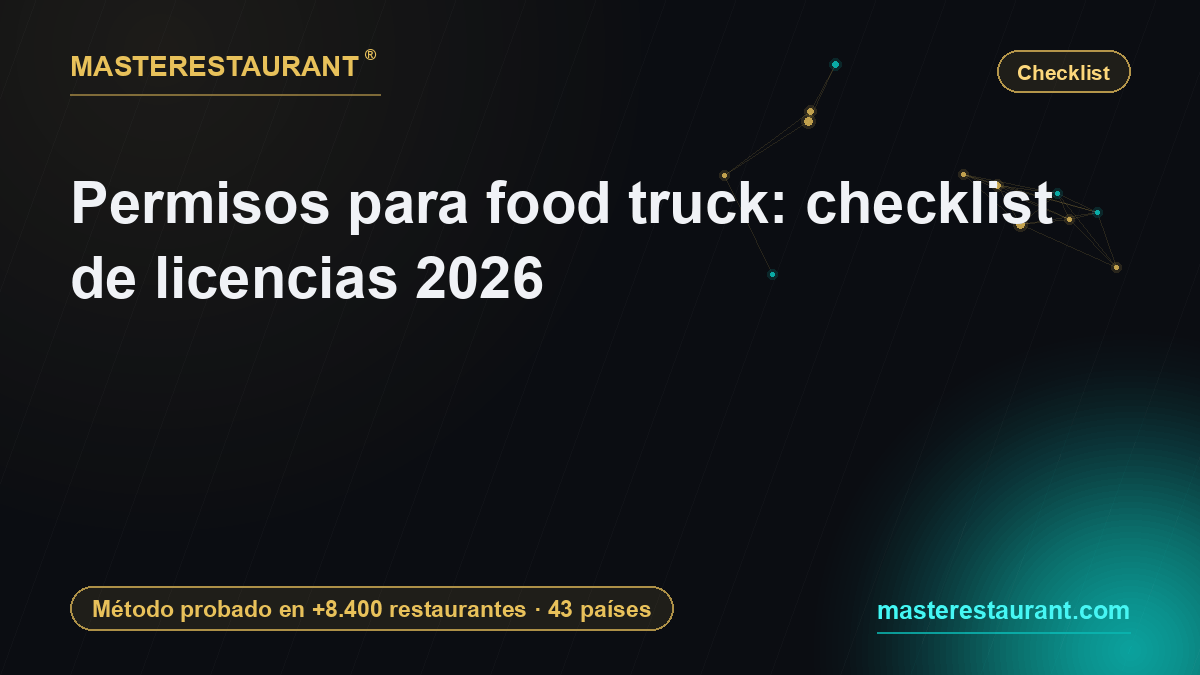 Permisos para food truck: checklist de licencias 2026 — Masterestaurant