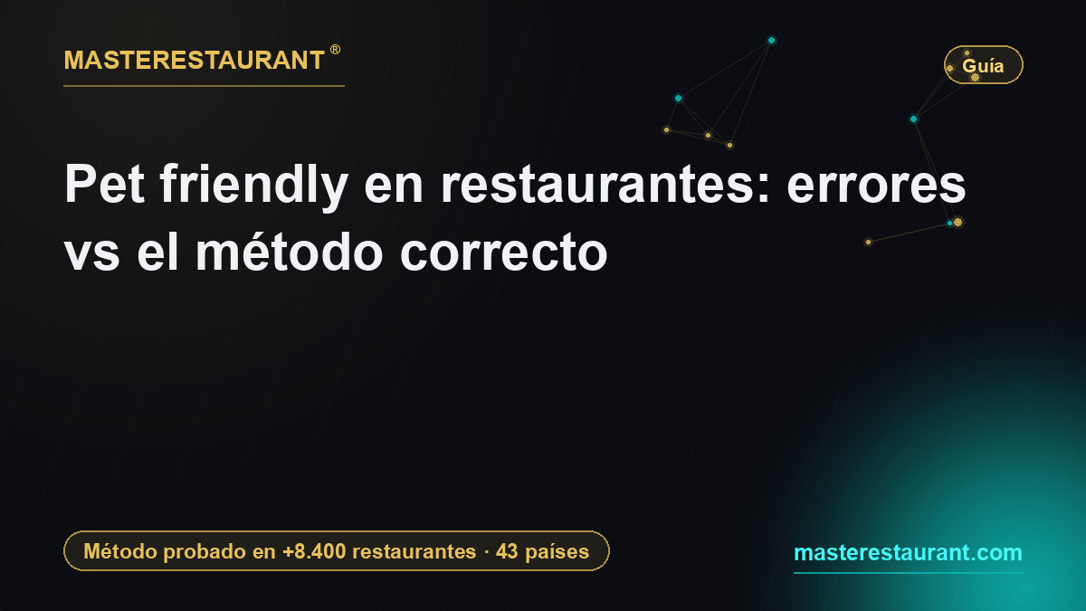Pet-friendly restaurant: mistakes vs the right method — Masterestaurant