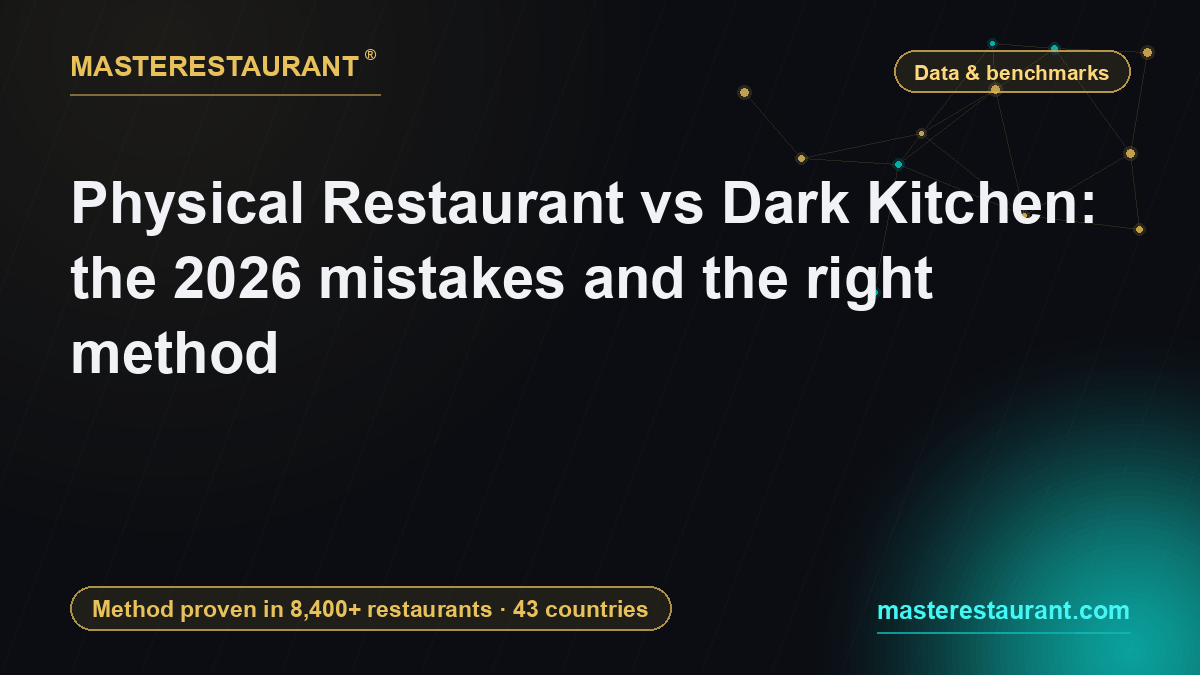 Physical restaurant vs dark kitchen: mistakes and the right method in 2026 — Masterestaurant