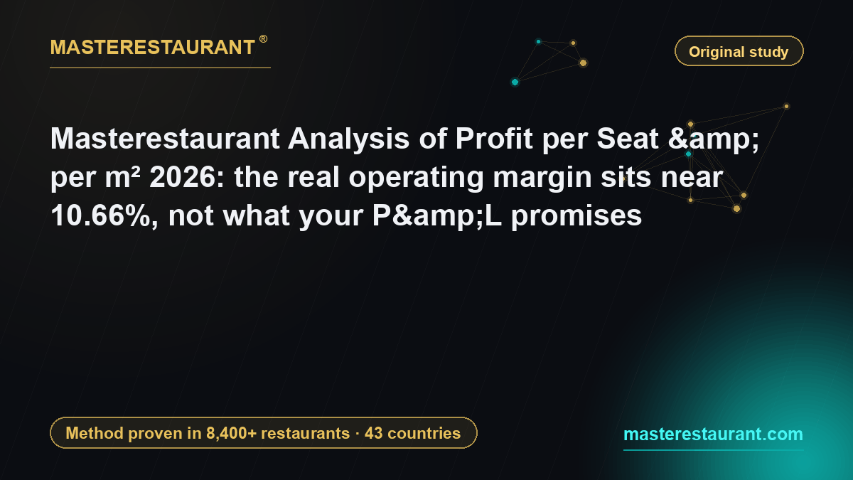 Masterestaurant Analysis of Profit per Seat & per m² 2026 — Masterestaurant