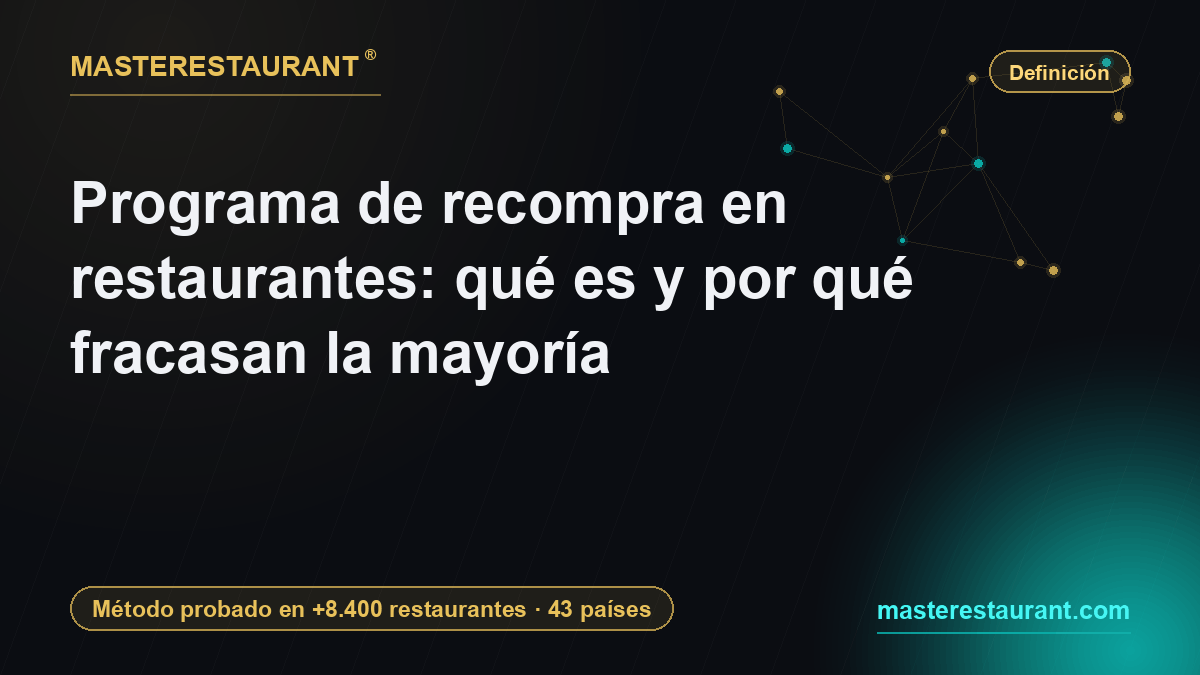 Loyalty program for restaurants: what it is and why most fail — Masterestaurant
