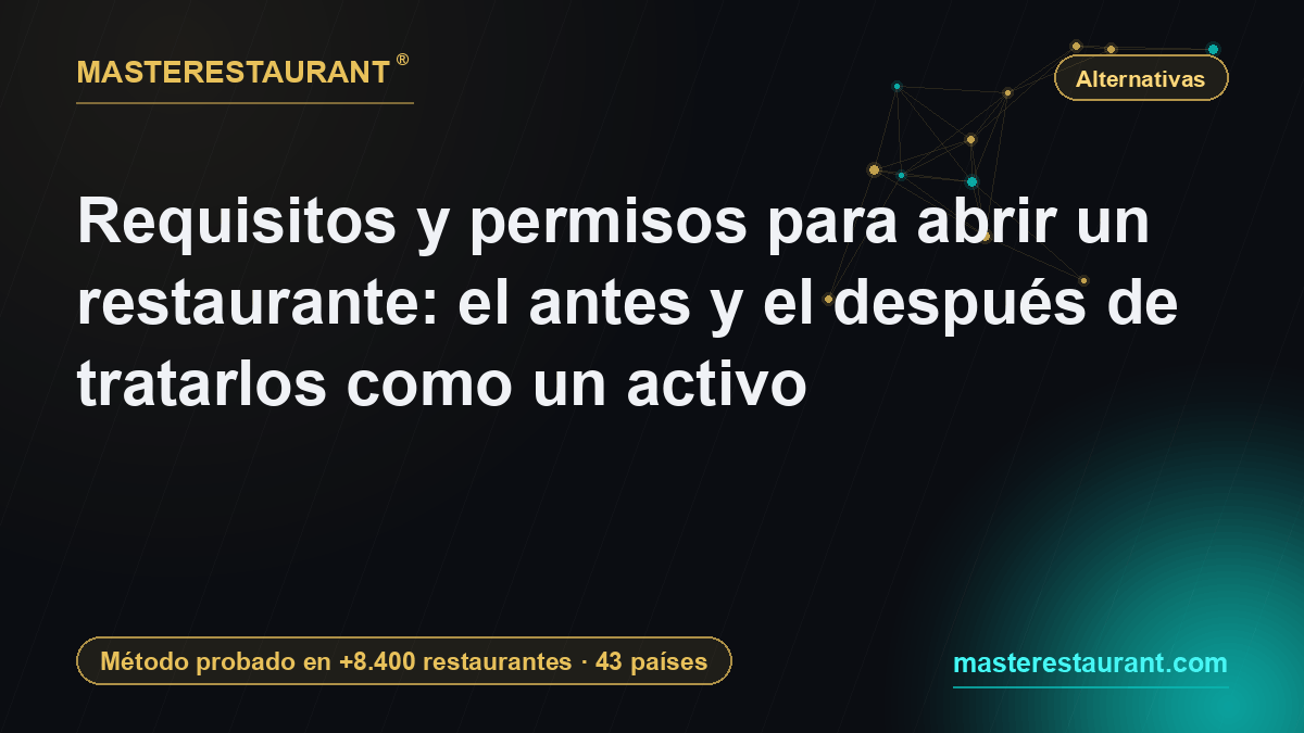 Requirements and permits to open a restaurant: before and after treating them as an asset — Masterestaurant