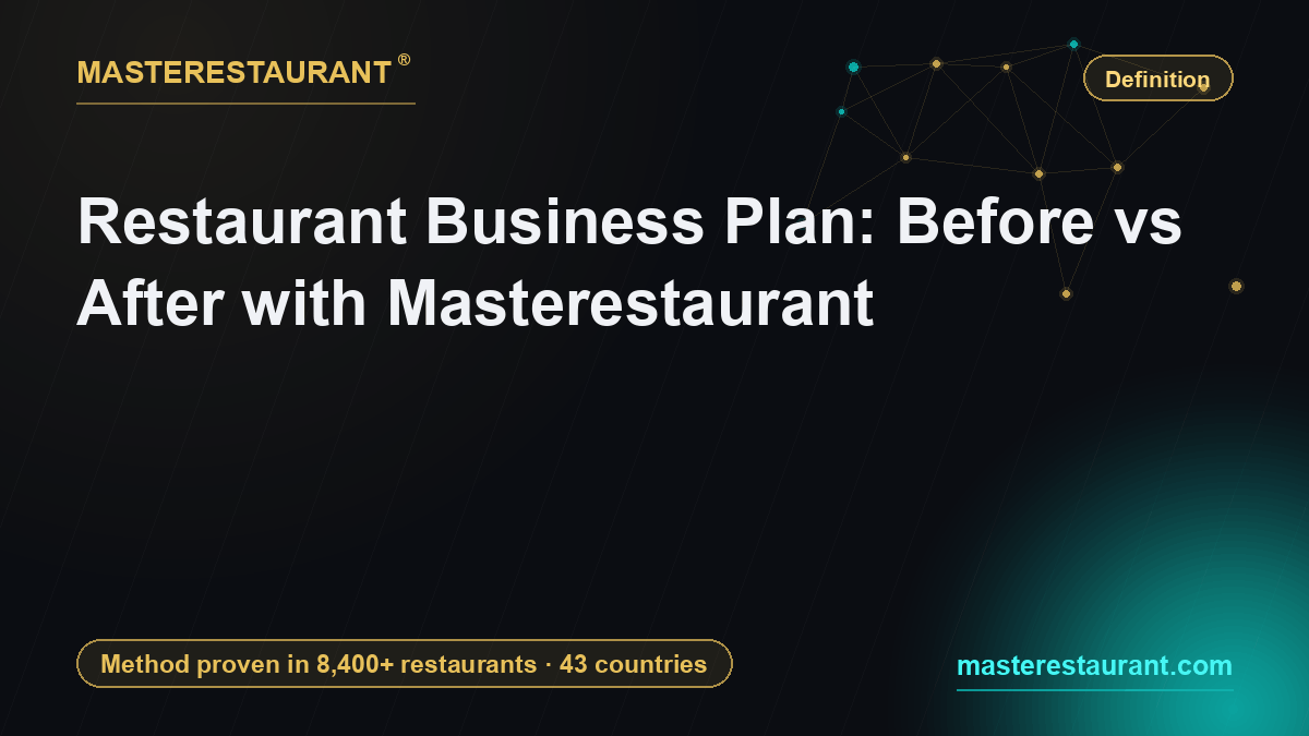 Restaurant Business Plan: Before vs After with Masterestaurant — Masterestaurant