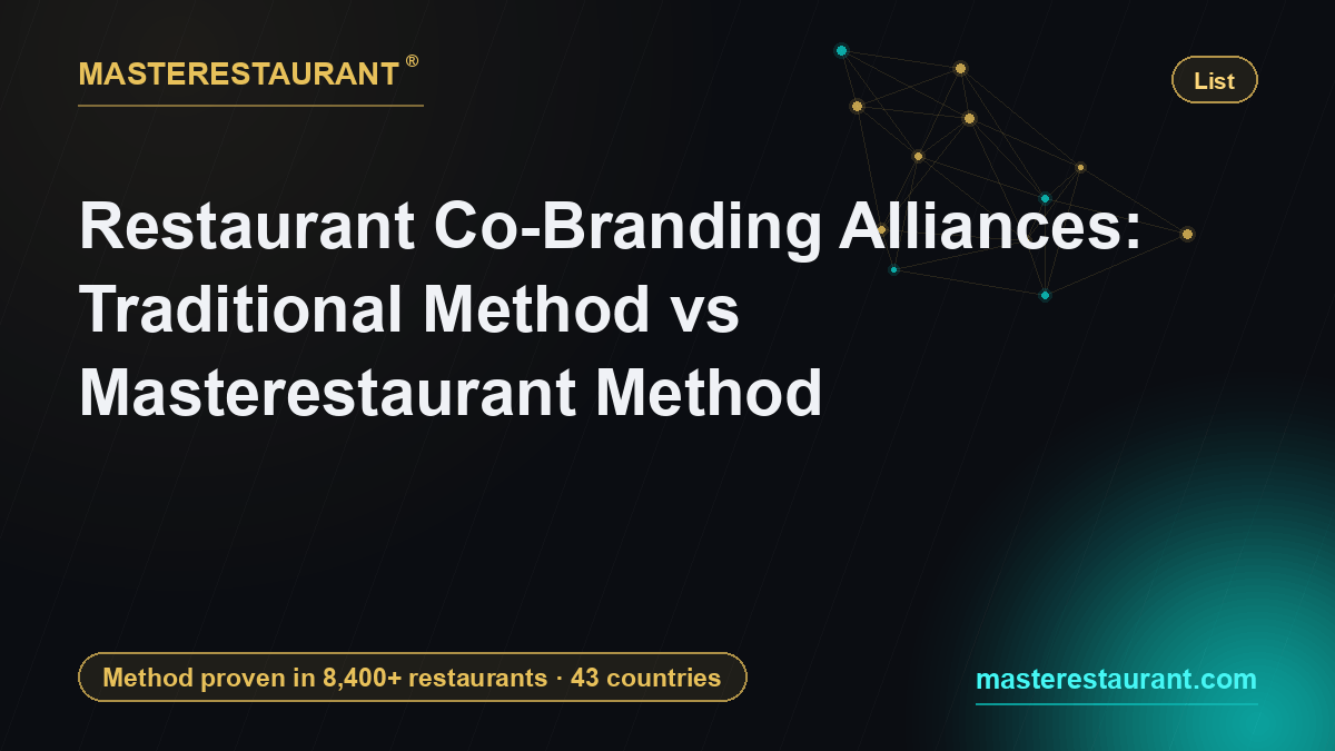 Restaurant Co-Branding Alliances: Traditional Method vs Masterestaurant Method — Masterestaurant