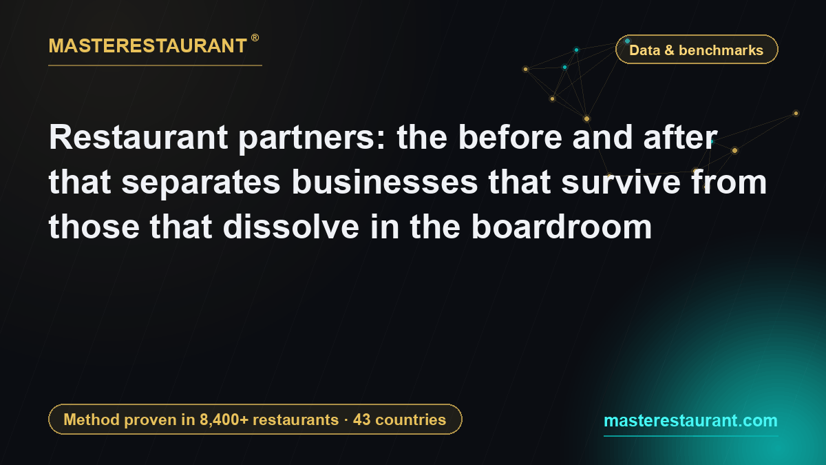 Restaurant partners: the before and after that separates businesses that survive from those that dissolve in the boardroom — Masterestaurant