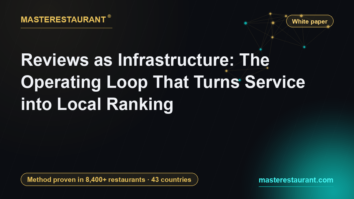 Reviews as Infrastructure: The Operating Loop That Turns Service into Local Ranking — Masterestaurant