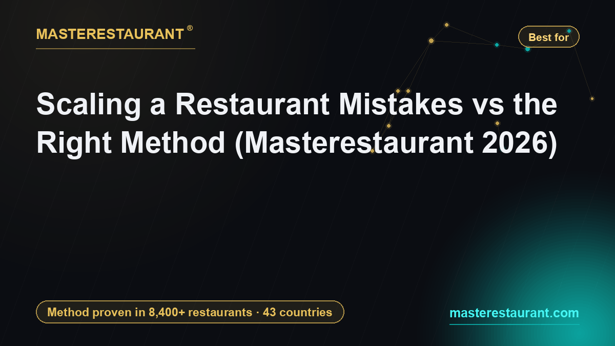 Scaling a Restaurant Mistakes vs the Right Method (Masterestaurant 2026) — Masterestaurant