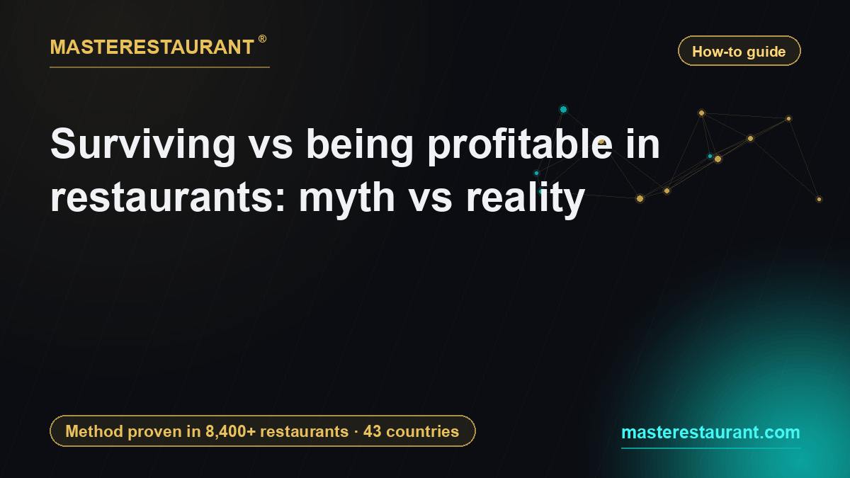 Surviving vs being profitable in restaurants: myth vs reality — Masterestaurant