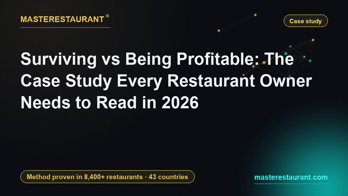 Surviving vs Being Profitable: The Case Study Every Restaurant Owner Needs to Read in 2026 — Masterestaurant