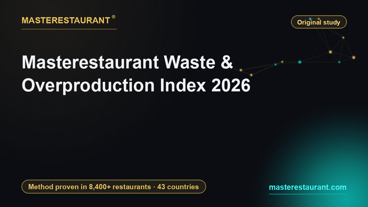 Masterestaurant Waste & Overproduction Index 2026 — Masterestaurant