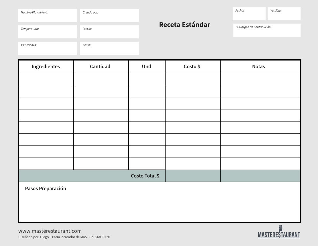 Herramientas especializadas para restaurantes y negocios gastronómicos masterestaurant (master restaurant)