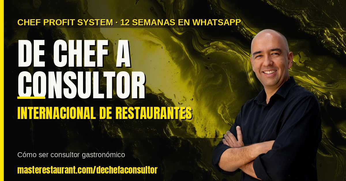 DE CHEF A CONSULTOR