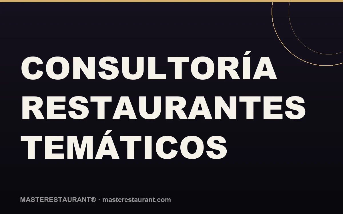 Consultoría Restaurantes Temáticos