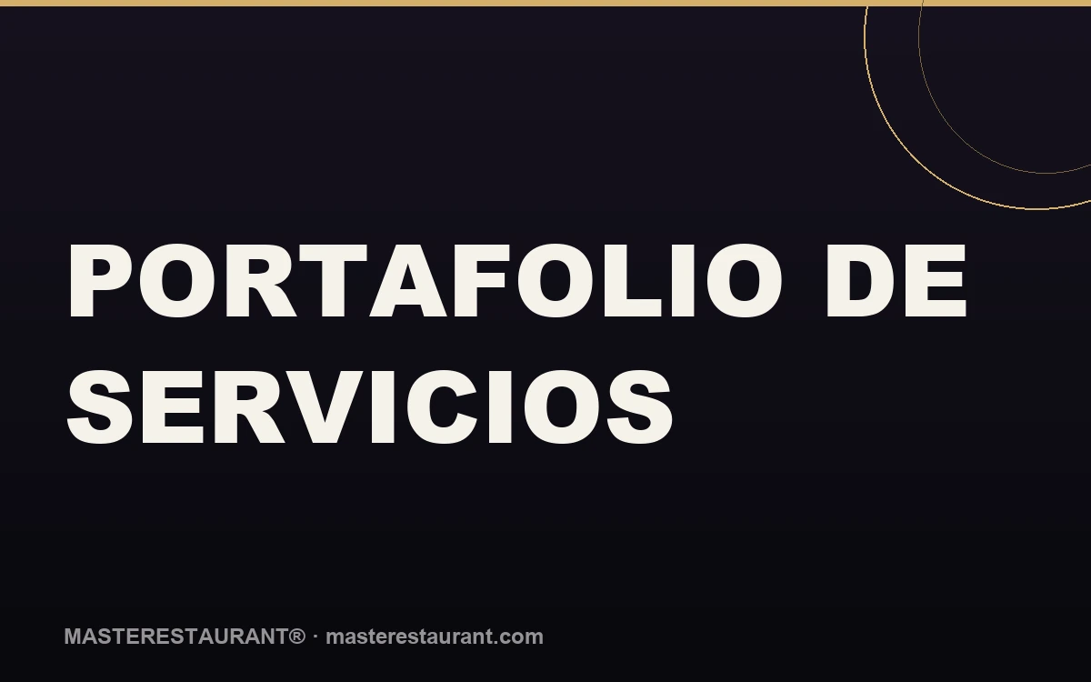 Portafolio de Servicios